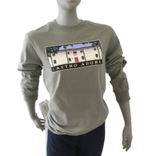Load image into Gallery viewer, Unisex Long Sleeve Shirt - Castro Adobe Stonewash Green