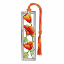 Load image into Gallery viewer, Metal Bookmark - California Poppies