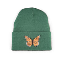 Load image into Gallery viewer, Embroidered Monarch Beanie
