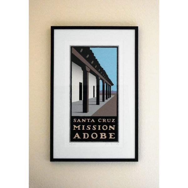 Michael Schwab FINE ART PRINT - Santa Cruz Mission