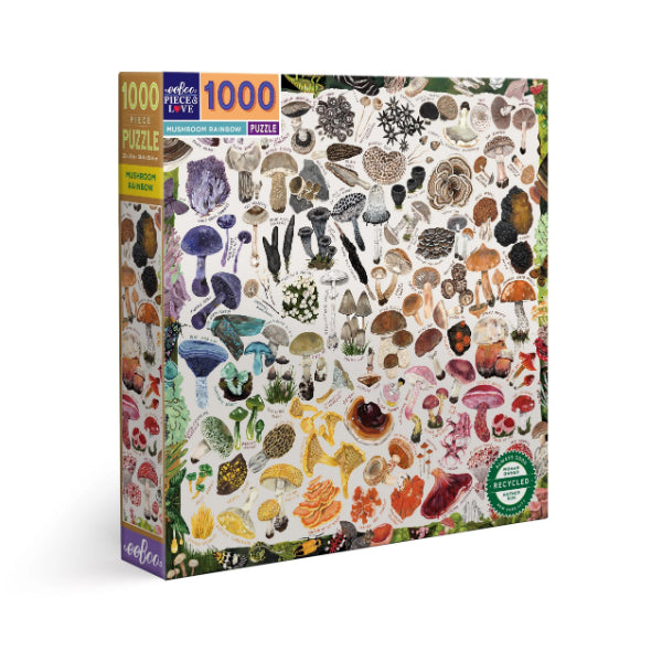 Rainbow Mushroom Puzzle (1000 pieces)