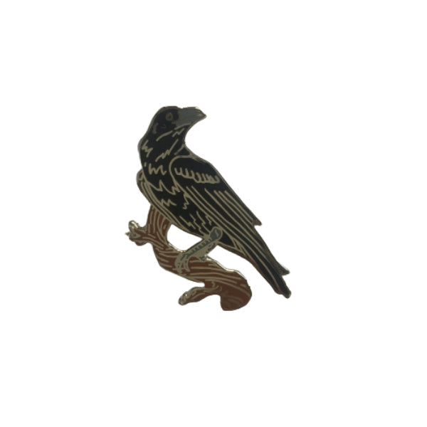 Wildlife Pin - Raven