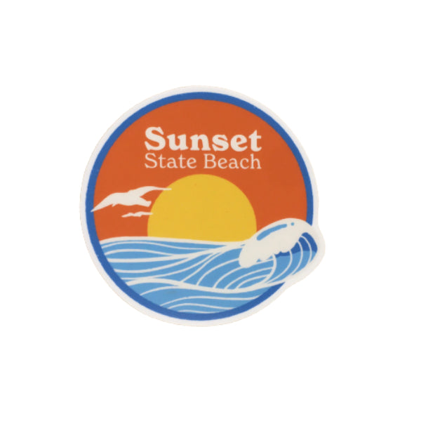 Sunset State Beach Sticker