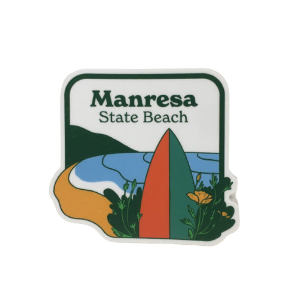 Manresa State Beach Sticker