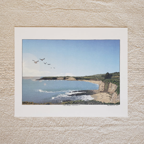 Wilder Ranch Four Mile Beach Print by Michael Bencze