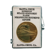 Load image into Gallery viewer, Santa Cruz Mission State Historic Park Souvenir Coin
