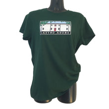 Load image into Gallery viewer, Castro Adobe Ladies Cut T-shirt - Forest Green (Michael Schwab)
