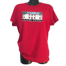 Load image into Gallery viewer, Castro Adobe Ladies Cut T-shirt - Red (Michael Schwab)
