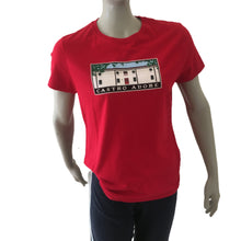 Load image into Gallery viewer, Castro Adobe Ladies Cut T-shirt - Red (Michael Schwab)
