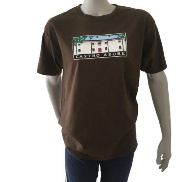 Castro Adobe Unisex T-shirt - Chocolate (Michael Schwab)