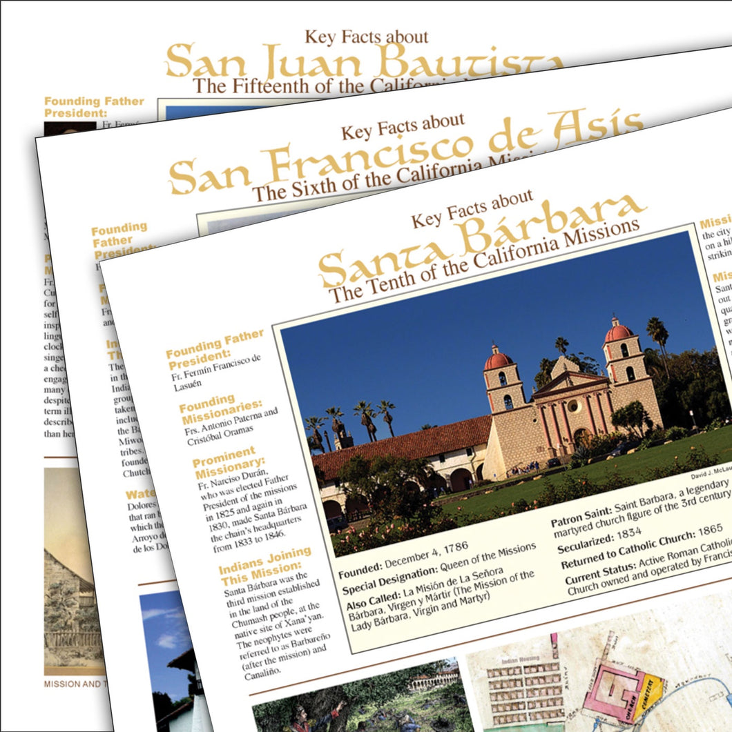 Key Fact Sheet - the Santa Cruz Mission