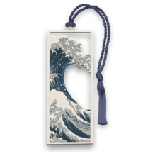 Load image into Gallery viewer, Metal Bookmark - Great Wave
