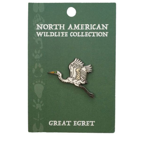 Wildlife Pin - Great Egret