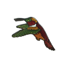 Load image into Gallery viewer, Wildlife Pin - Rufous Hummingbird
