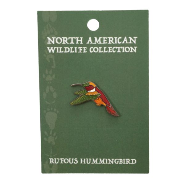 Wildlife Pin - Rufous Hummingbird