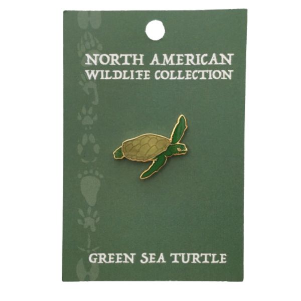 Wildlife Pin - Green Sea Turtle