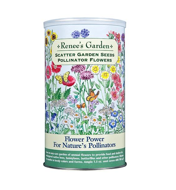 Scatter Can - Pollinator Flower Power Seeds