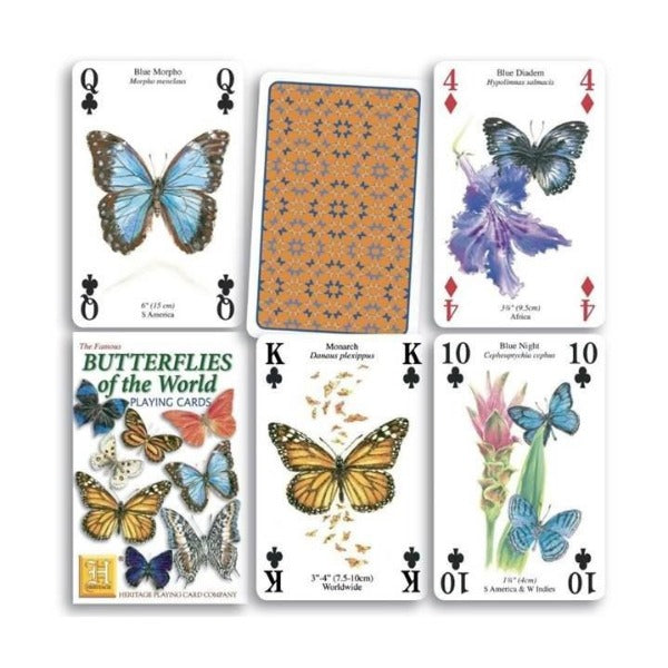 Playing Cards: Butterflies of the World