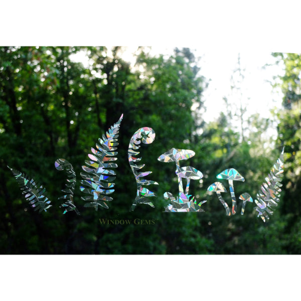 Fungi and Fern Window Gems