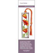 Load image into Gallery viewer, Metal Bookmark - California Poppies
