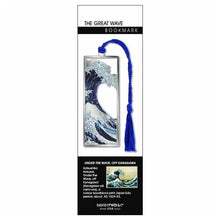 Load image into Gallery viewer, Metal Bookmark - Great Wave
